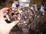 D�montage de l'allumage Derbi