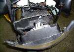 D�montage du phare avant de Peugeot XR6