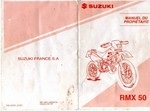 Manuel du propi�taire suzuki 50 rmx