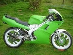 Kawazaki TZR 2002 verte et blanche