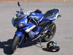 Photo de la yamaha TZR de Dorian