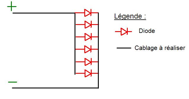 Schémas simplifié du montage électrique