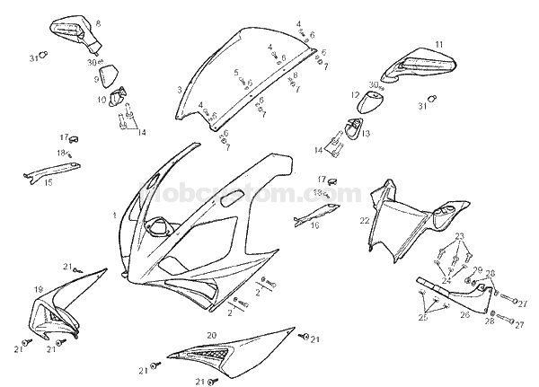 Carrosserie plan 1